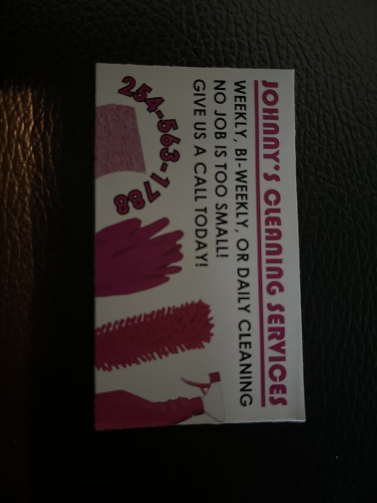 JOHNNY’S CLEANING SERVICE Belton, Texas Home Cleaning Phone