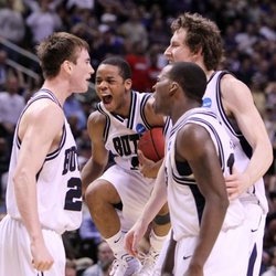 Gordon Hayward and the 2010 team that advanced to the national title game.