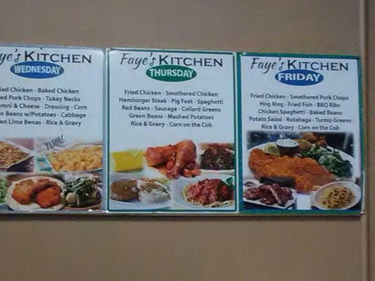 Menu photo 1 Faye's Kitchen Moss Point, MS