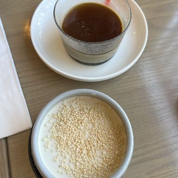 Akami Sushi - Sake ice cream and hojicha panna - Sushi Bars Near Me - Arcadia, California