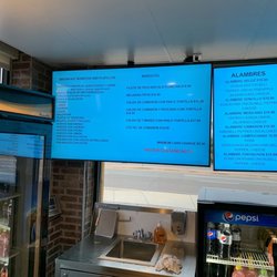 Menu as of June 2023