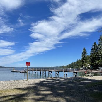Twanoh State Park - Dock at the beach - Campgrounds Near Me - Union, Washington