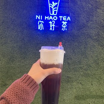 NI HAO TEA - Black tea with cheese cream - Coffee & Tea Near Me - Tucson, Arizona