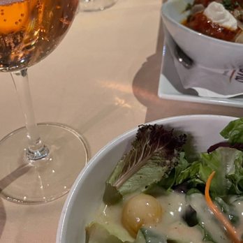 Andiamo - Mamma 's Chopped Salad and appetizer meatballs - Italian Near Me - Detroit, Michigan