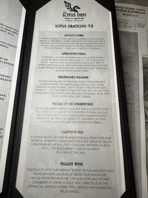 Menu photo 3 The Lotus Den Myrtle Beach, SC Menu photo 3 The Lotus Den Myrtle Beach, SC
