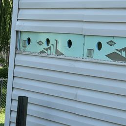 JUST MAD They went all the way around my house removing siding and drilling holes. Then they tell me tgey can't do job due to plastic wrap! JUST MAD They went all the way around my house removing siding and drilling holes. Then they tell me tgey can't do job due to plastic wrap!