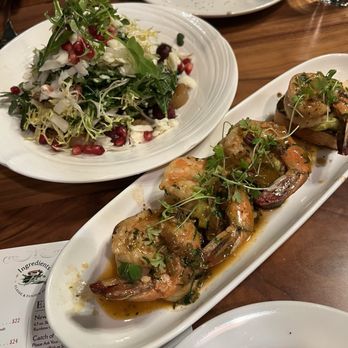 Ingredients - Classic gambas, salad - New American Near Me - San Francisco, California