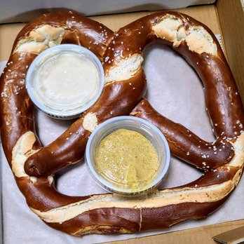 Flaherty's - Maura's Giant "Hanging" Pretzel - American Near Me - Kingston, Pennsylvania Flaherty's - Maura's Giant "Hanging" Pretzel - American Near Me - Kingston, Pennsylvania