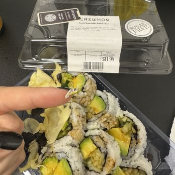 Erewhon - Do I eat the sticker that's inside my vegetable roll? - Grocery Near Me - Los Angeles, California Erewhon - Do I eat the sticker that's inside my vegetable roll? - Grocery Near Me - Los Angeles, California