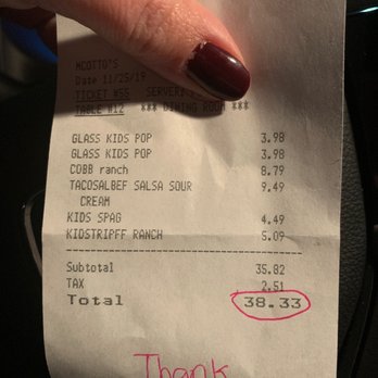 McOtto's - A kids pop that cost $3.98!!! And we purchased a kids meal, too, so that's a total of $9.07 for a kid's meal?! - American Near Me - Anamosa, Iowa