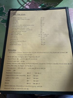 Menu photo 2 Tune-Up Cafe Santa Fe, NM