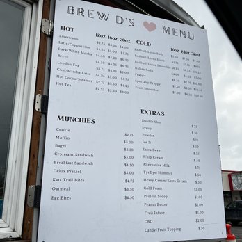 Brew D' Licious - Menu & pricing April 2023 - Coffee & Tea Near Me - Anchorage, Alaska