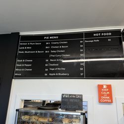 Miles Better Pies - Menu