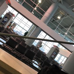 Air Canada - Easy parking. Plenty of open seats.