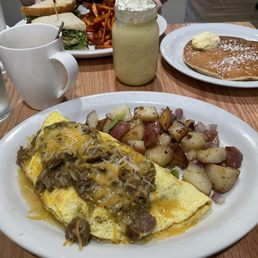 Chile Verde Omelette