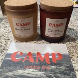 Camp Candle - Our finished products!