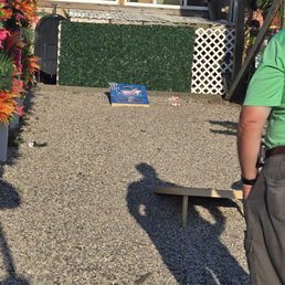 Corn hole toss