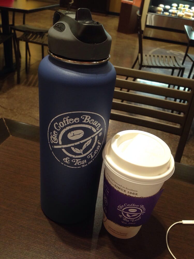 coffee bean thermos bottle