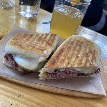 Duckfat - "Slow Roasted Pulled Pork Cubano Panini - New American Near Me - Portland, Maine