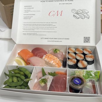 CM Ghost Kitchen by Chef Maezaki - Sash Light Sushi Set - Food Delivery Services Near Me - Pasadena, California