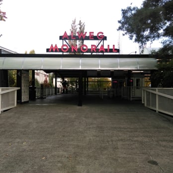 Seattle Center Monorail - Monorail entrance - Public Transportation Near Me - Seattle, Washington
