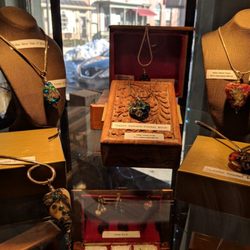 Beautiful handmade Jewelry by a local artist at our New Oxford location.