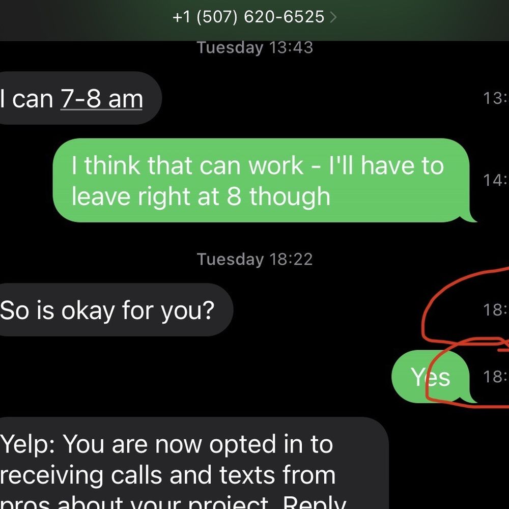Communication with business