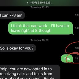 Communication with business Communication with business