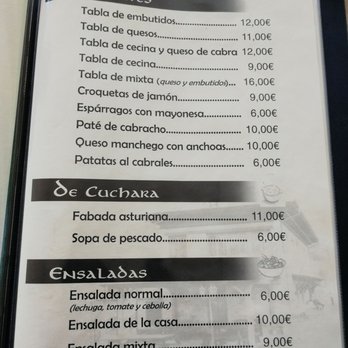 Casa Sanchez - Carta 1 2021 - Asturian Near Me - Tornín, O