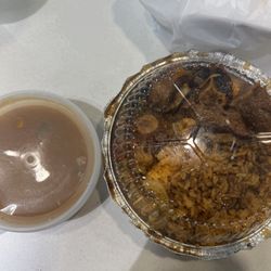 Latino's Cuisine - Oxtail with Rice and Beans