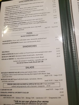 Menu photo 2 Favazzas on the Hill St. Louis, MO Menu photo 2 Favazzas on the Hill St. Louis, MO