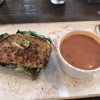 First Watch - Veggie sandwich with tomato soup - Breakfast & Brunch Near Me - Plantation, Florida First Watch - Veggie sandwich with tomato soup - Breakfast & Brunch Near Me - Plantation, Florida