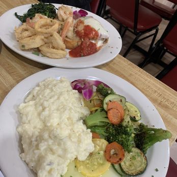 Bruno's Pizza - Hot antipasto, mashed potatoes and veggies - Pizza Near Me - Bayonne, New Jersey Bruno's Pizza - Hot antipasto, mashed potatoes and veggies - Pizza Near Me - Bayonne, New Jersey
