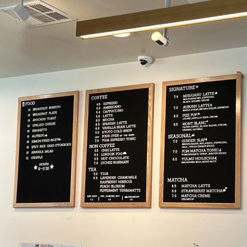 Motiq - menu - Coffee & Tea Near Me - Los Angeles, California