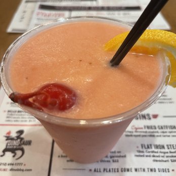 Dinosaur Bar-B-Que - Parkside ( frozen strawberry purée, pineapple, lime, 151 rum) - Barbeque Near Me - New York, New York Dinosaur Bar-B-Que - Parkside ( frozen strawberry purée, pineapple, lime, 151 rum) - Barbeque Near Me - New York, New York