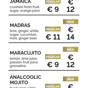 Bhangrabar - Some of the non alcoholic drinks - Lounges Near Me - Milan, Michigan