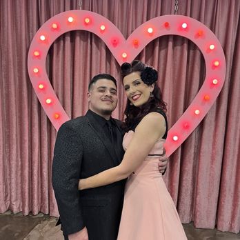 Atomic Style Lounge - By far my favorite pic caught pinup look with my new son in law - Hair Salons Near Me - Las Vegas, Nevada Atomic Style Lounge - By far my favorite pic caught pinup look with my new son in law - Hair Salons Near Me - Las Vegas, Nevada