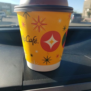 McDonald's - Small mocha, holiday style cup - Fast Food Near Me - Maricopa, Arizona McDonald's - Small mocha, holiday style cup - Fast Food Near Me - Maricopa, Arizona