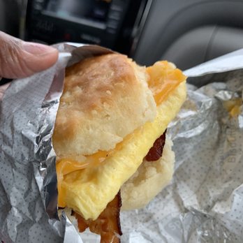 Chick-fil-A - Bacon, Egg & Cheese Biscuit - Fast Food Near Me - Fresno, California