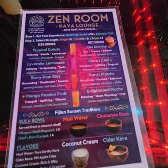 Zen Room Kava Lounge - Drink menu - Coffee & Tea Near Me - Saint Paul, Minnesota Zen Room Kava Lounge - Drink menu - Coffee & Tea Near Me - Saint Paul, Minnesota