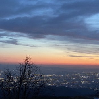 SkyPark Camp + RV Resort - View at sunset - RV Parks Near Me - Skyforest, California
