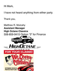High Octane Classics - Email