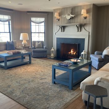 Harbor View Hotel - This welcoming lobby was always vacant when we visited during the shoulder season. - Hotels Near Me - Edgartown, Massachusetts
