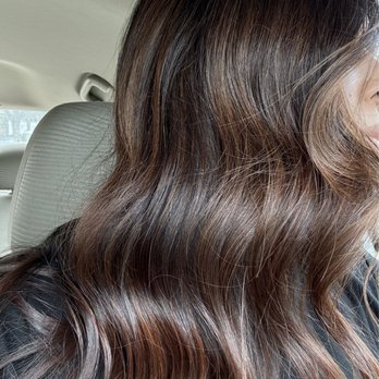 Salon Midori - Dark brown balayage - Hair Salons Near Me - Brea, California