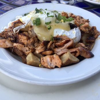 Pacifica Del Mar - Salmon hash - New American Near Me - Del Mar, California Pacifica Del Mar - Salmon hash - New American Near Me - Del Mar, California