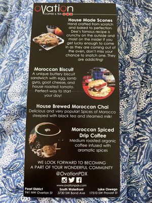 Menu photo 3 Ovation Coffee & Tea Lake Oswego, OR Menu photo 3 Ovation Coffee & Tea Lake Oswego, OR