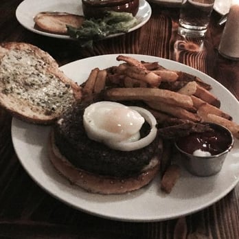 Marble + Rye - Egg burger - Cocktail Bars Near Me - Buffalo, New York