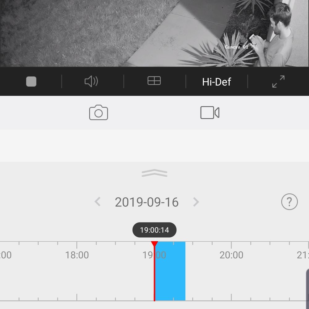LoVolt Solutions - This is what the camera sees from my phone. It's in the evening, so the infrared on the cameras turned on at this point. - Security Systems Near Me LoVolt Solutions - This is what the camera sees from my phone. It's in the evening, so the infrared on the cameras turned on at this point. - Security Systems Near Me