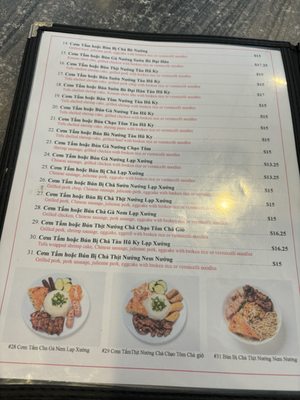 Menu photo 7 Com Tam Thuan Kieu Garden Grove, CA