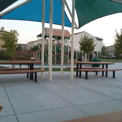 Shade and play structure.